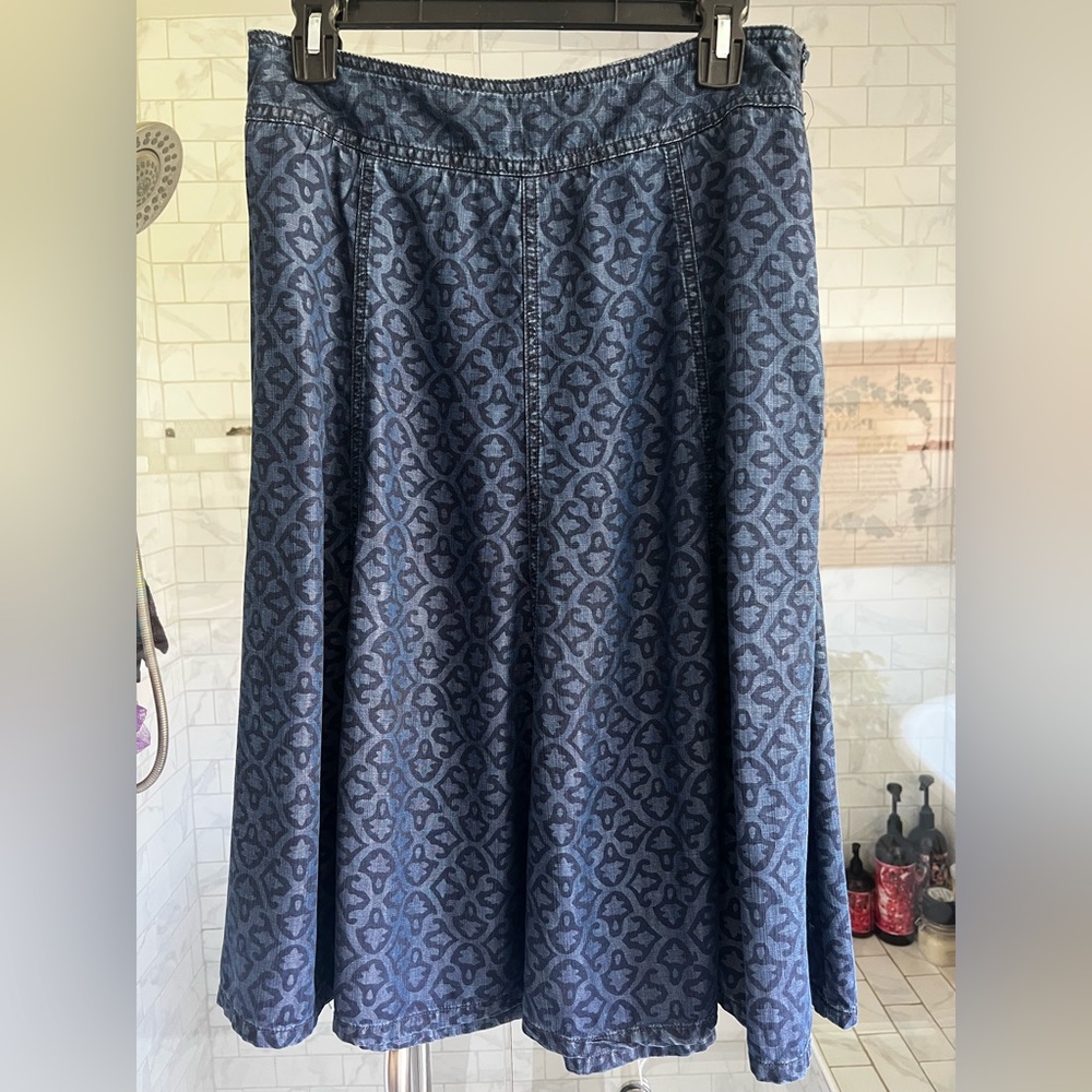 denim skirt from Coldwater creek.